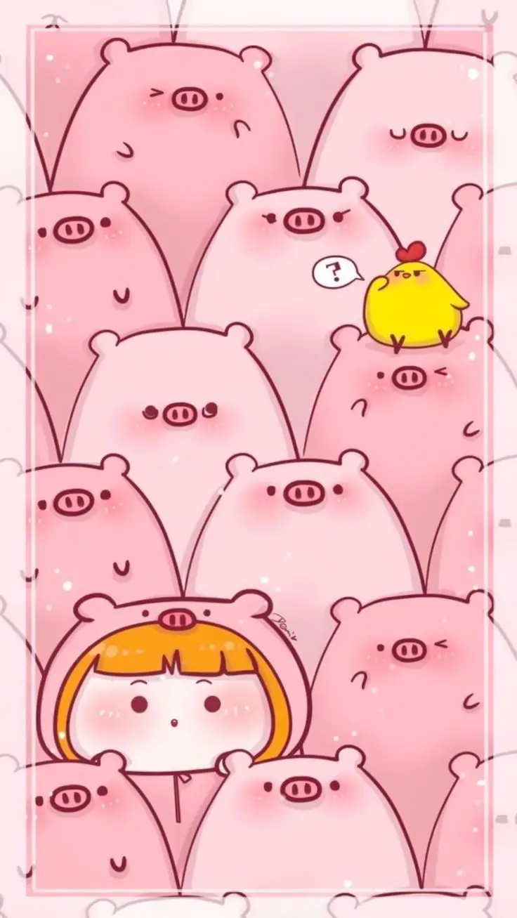Hình Nền Con Heo Cute Dễ Thương Cho Máy Tính 13