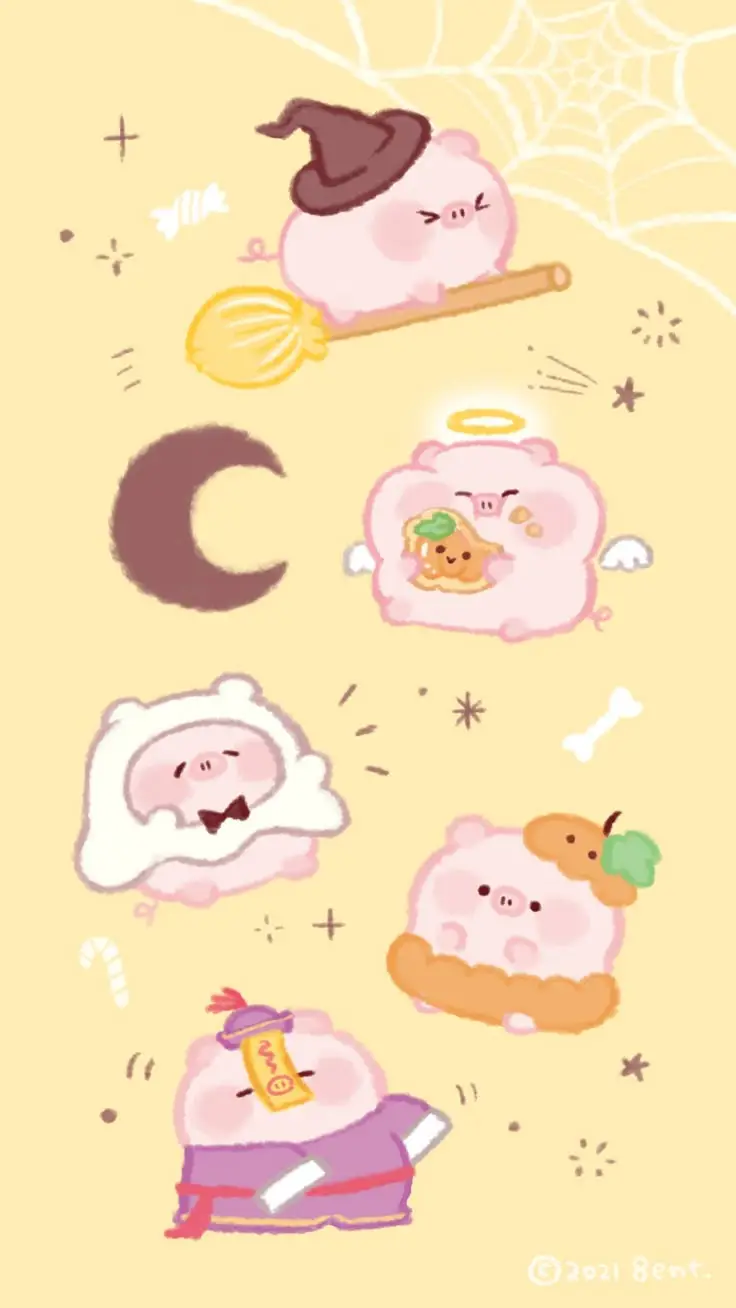 Hình Nền Con Heo Cute Dễ Thương Cho Máy Tính 24