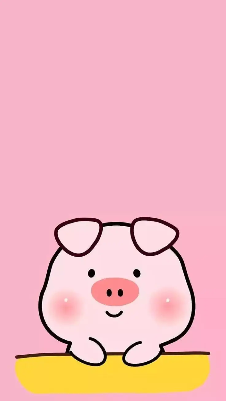 Hình Nền Con Heo Cute Dễ Thương Cho Máy Tính 30