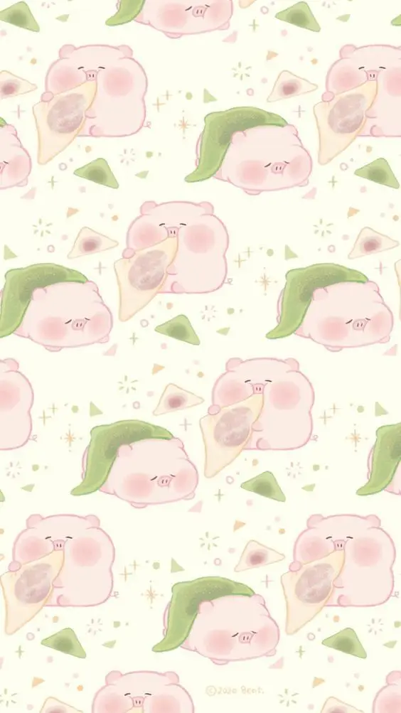 Hình Nền Con Heo Cute Dễ Thương Cho Máy Tính 34