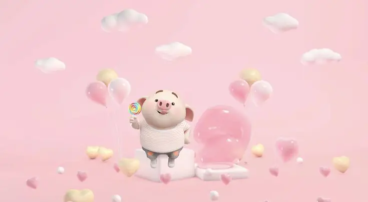 Hình Nền Con Heo Cute Dễ Thương Cho Máy Tính 38