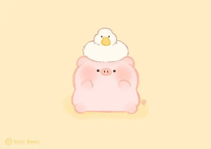 Hình Nền Con Heo Cute Dễ Thương Cho Máy Tính 39