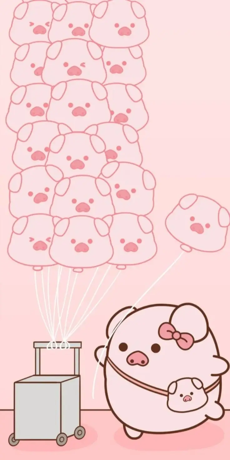 Hình Nền Con Heo Cute Dễ Thương Cho Máy Tính 44