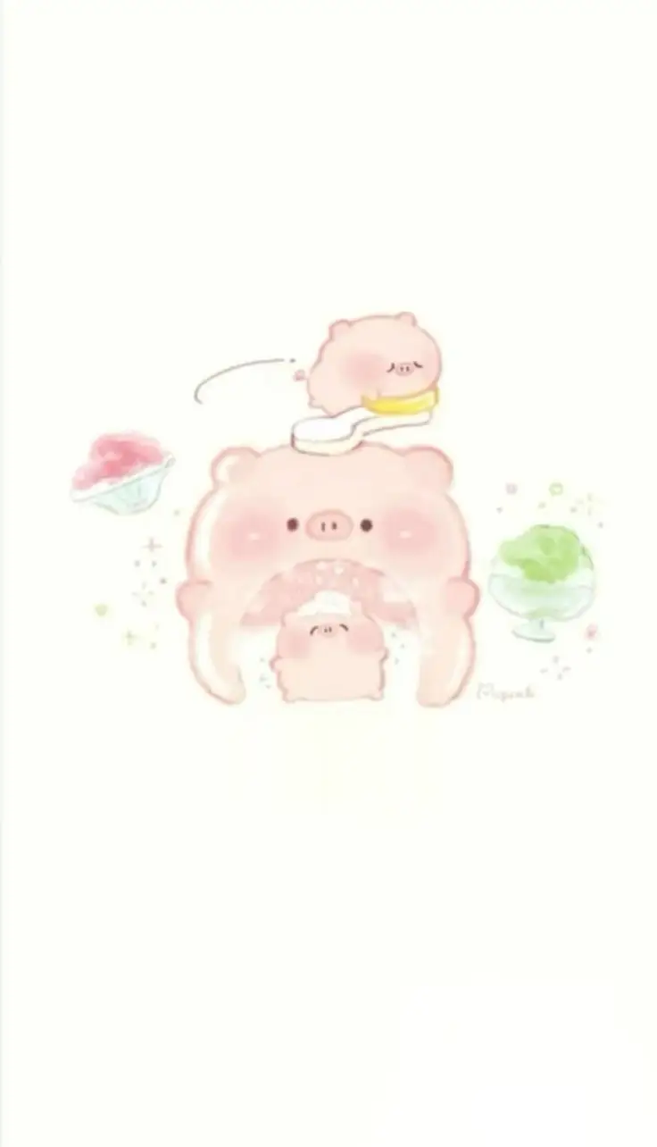 Hình Nền Con Heo Cute Dễ Thương Cho Máy Tính 58