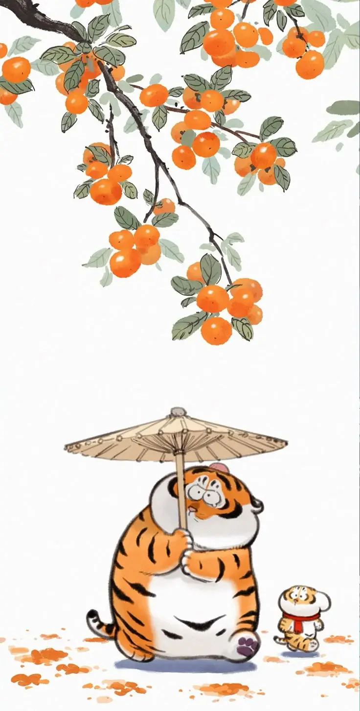Hình nền con hổ cute độc đáo và sáng tạo 3