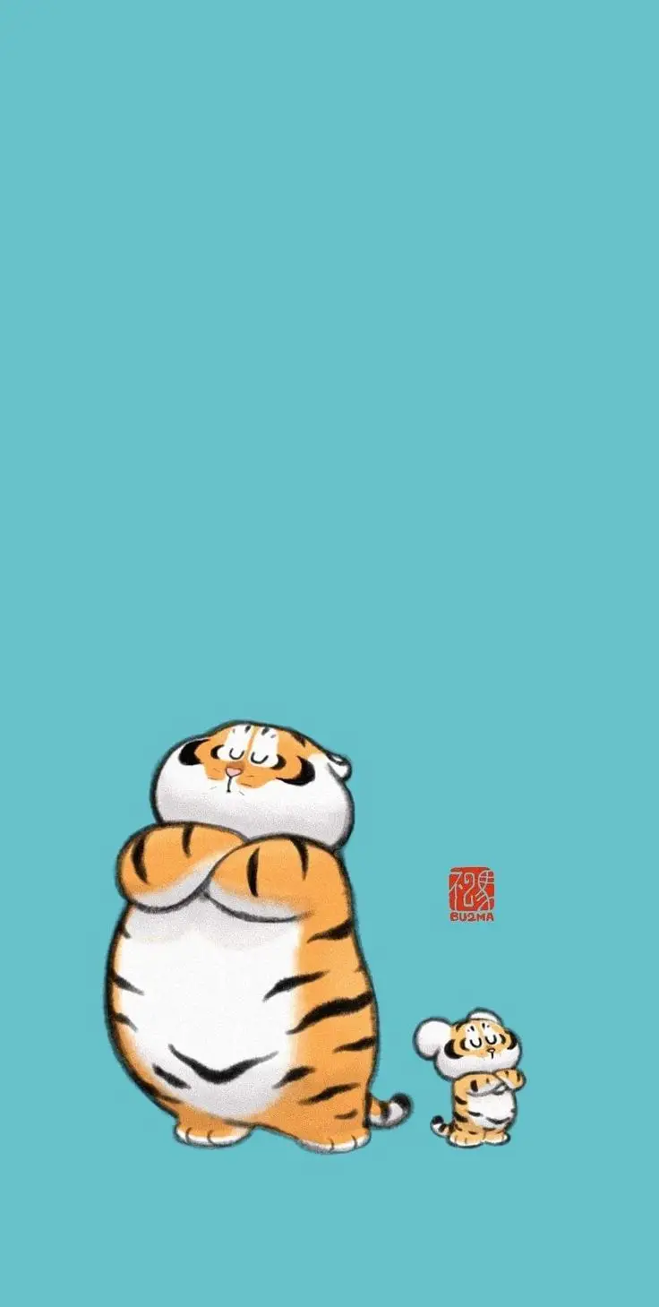 Hình nền con hổ cute độc đáo và sáng tạo 19
