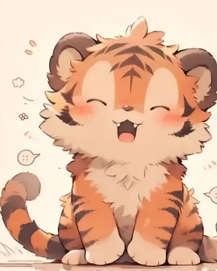 Hình nền con hổ cute độc đáo và sáng tạo 23