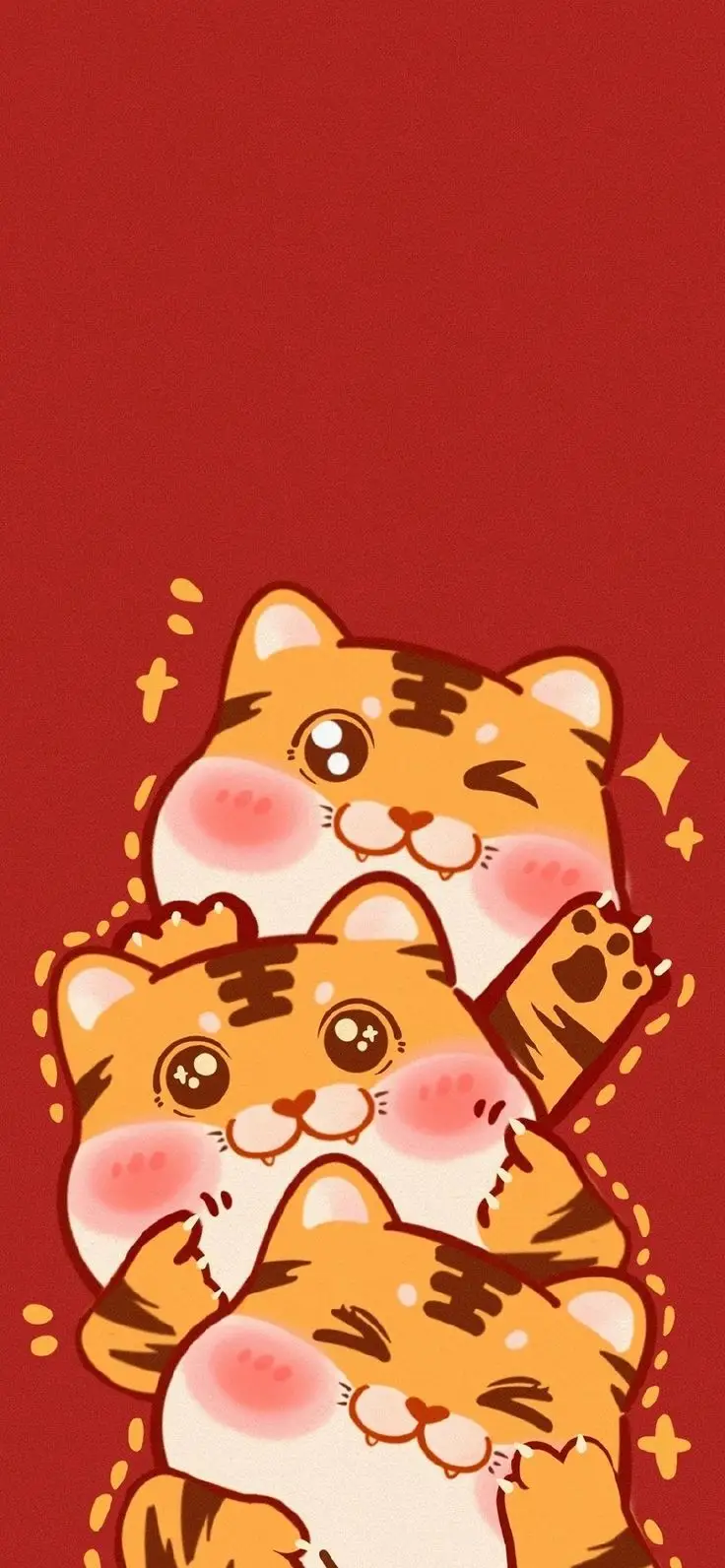 Hình nền con hổ cute độc đáo và sáng tạo 39