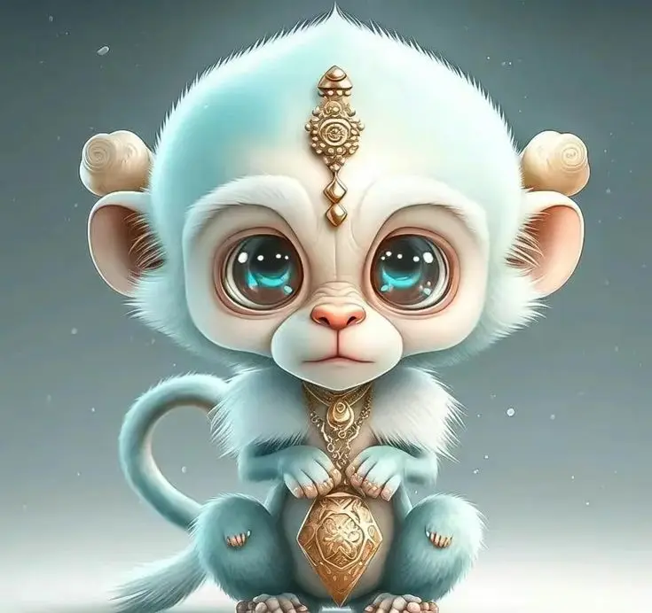 Hình nền con khỉ cute dễ thương 2