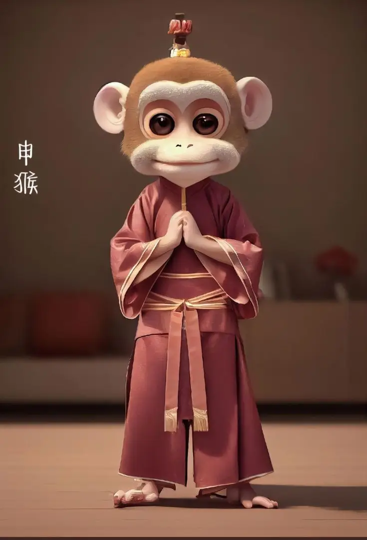 Hình nền con khỉ cute dễ thương 4