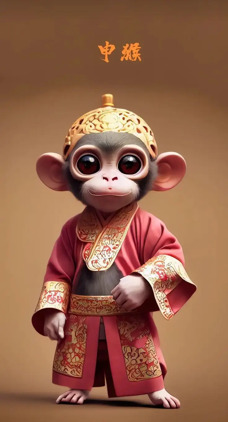 Hình nền con khỉ cute dễ thương 7