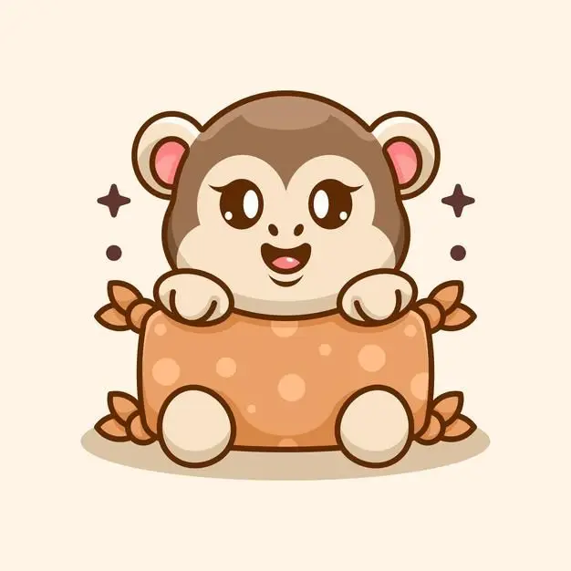 Hình nền con khỉ cute dễ thương 16