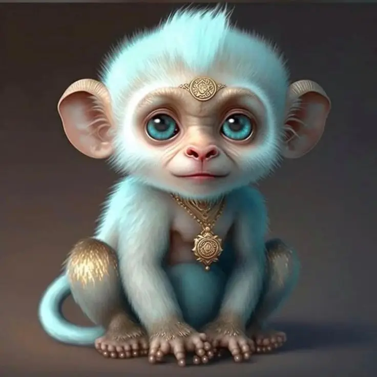 Hình nền con khỉ cute dễ thương 37