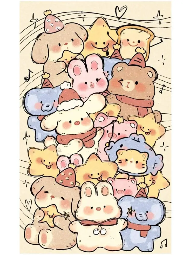 Hình Nền Con Vật Cute Anime - Tuyển Tập Ảnh Dễ Thương Dành Cho Fan Anime 28
