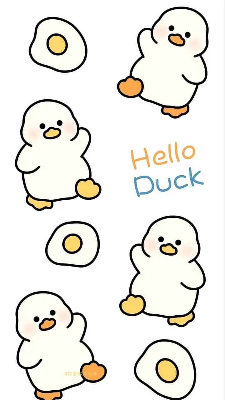 Hình nền con vịt cute - Bộ sưu tập hình nền dễ thương với hình ảnh con vịt 5