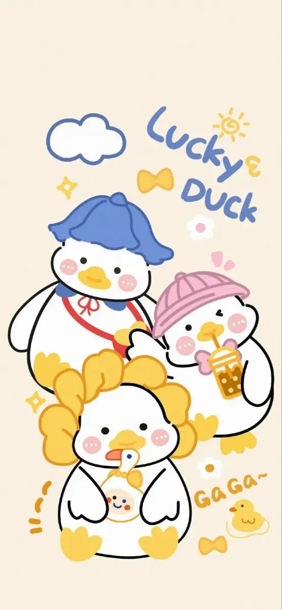 Hình nền con vịt cute - Bộ sưu tập hình nền dễ thương với hình ảnh con vịt 11