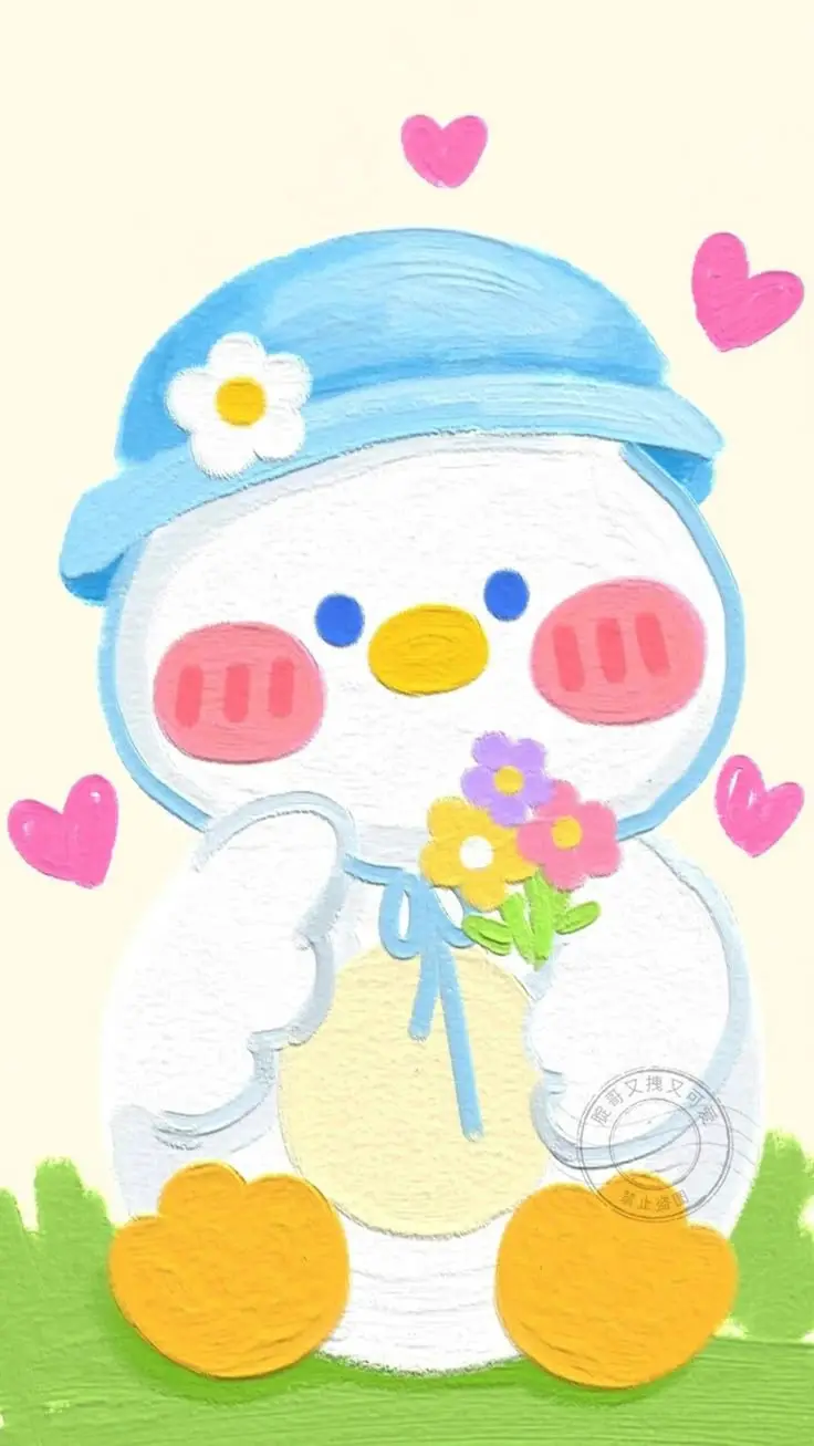 Hình nền con vịt cute - Bộ sưu tập hình nền dễ thương với hình ảnh con vịt 13