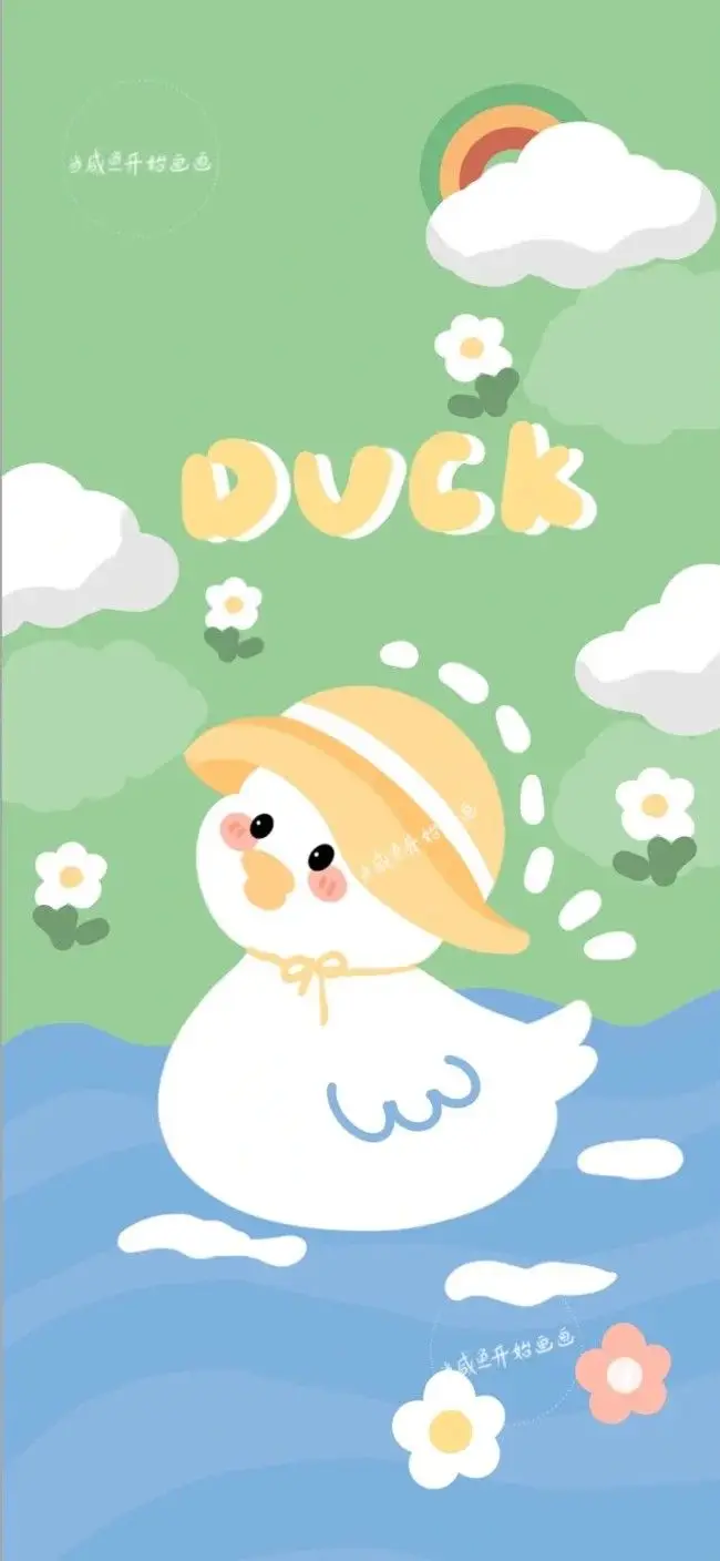 Hình nền con vịt cute - Bộ sưu tập hình nền dễ thương với hình ảnh con vịt 16