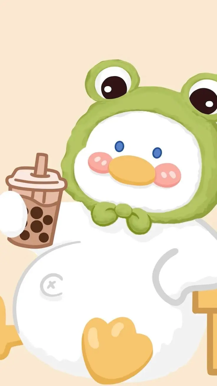 Hình nền con vịt cute - Bộ sưu tập hình nền dễ thương với hình ảnh con vịt 18