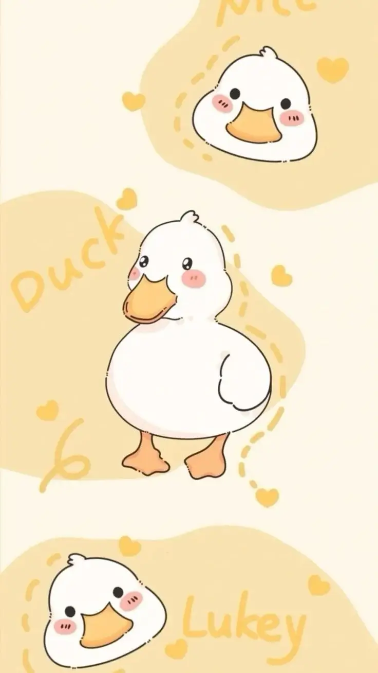Hình nền con vịt cute - Bộ sưu tập hình nền dễ thương với hình ảnh con vịt 29