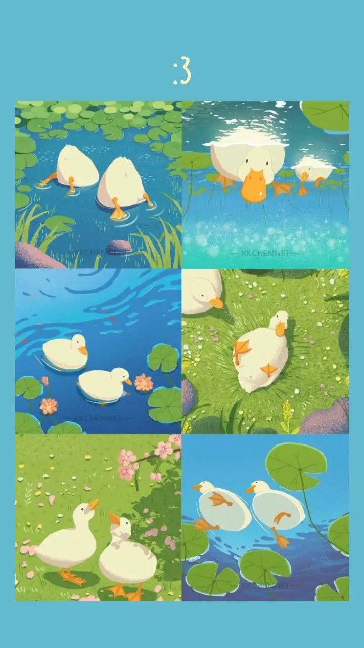 Hình nền con vịt cute - Bộ sưu tập hình nền dễ thương với hình ảnh con vịt 31