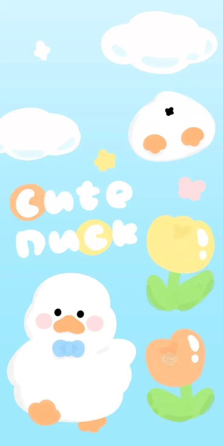 Hình nền con vịt cute - Bộ sưu tập hình nền dễ thương với hình ảnh con vịt 50