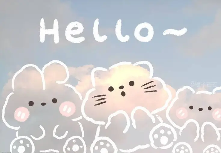 Hình nền dễ thương ảnh mây cute - Thế giới bầu trời trong lành 1