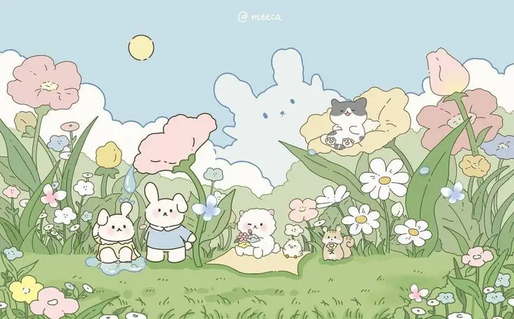 Hình nền dễ thương ảnh mây cute - Thế giới bầu trời trong lành 10