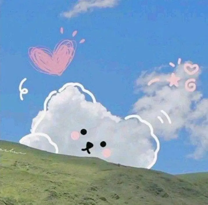 Hình nền dễ thương ảnh mây cute - Thế giới bầu trời trong lành 25