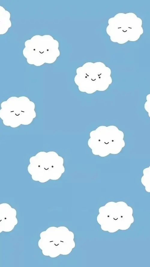 Hình nền dễ thương ảnh mây cute - Thế giới bầu trời trong lành 27