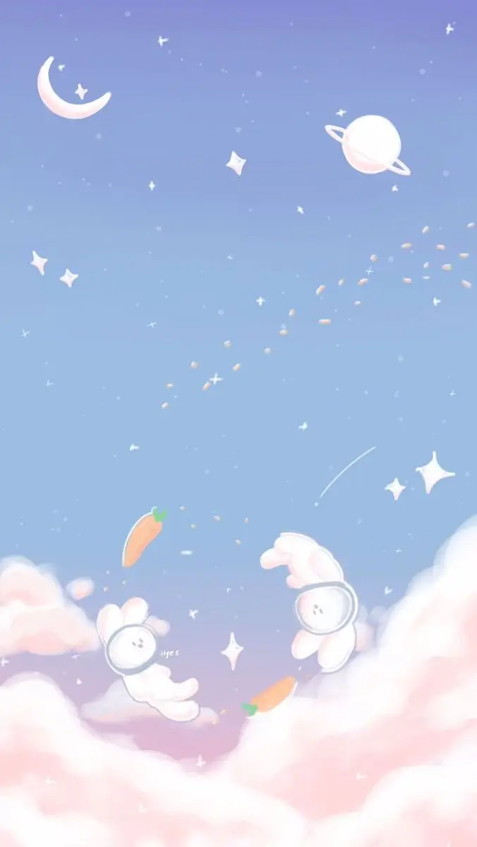 Hình nền dễ thương ảnh mây cute - Thế giới bầu trời trong lành 47