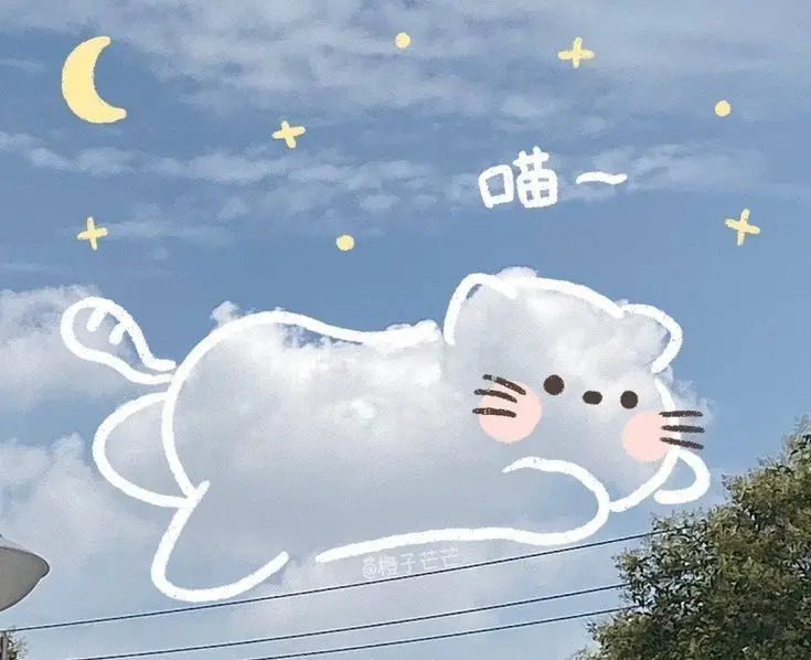 Hình nền dễ thương ảnh mây cute - Thế giới bầu trời trong lành 59