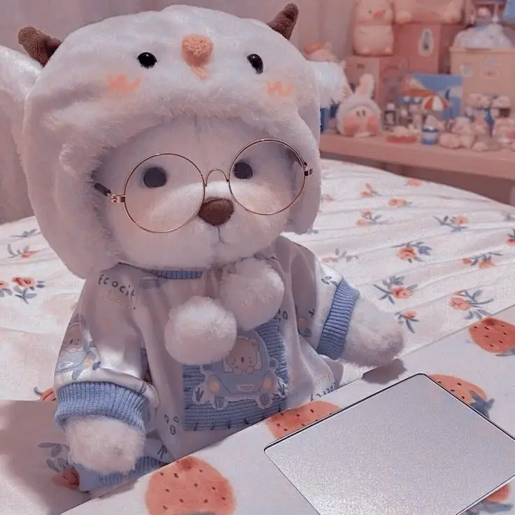 Hình nền gấu bông cute dễ thương cho điện thoại 13