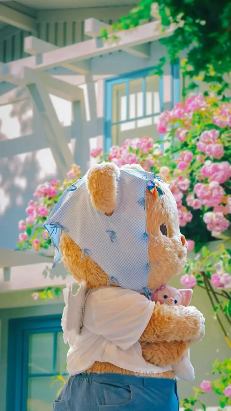 Hình nền gấu bông cute dễ thương cho điện thoại 26