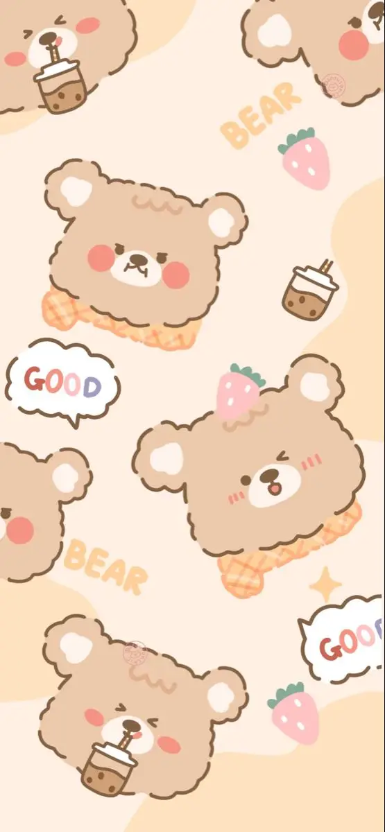 Hình nền gấu nâu cute mang lại niềm vui cho bạn 12