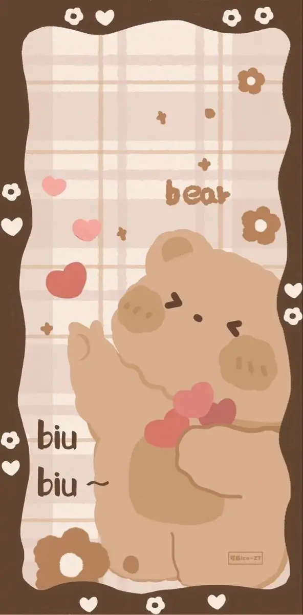 Hình nền gấu nâu cute mang lại niềm vui cho bạn 32