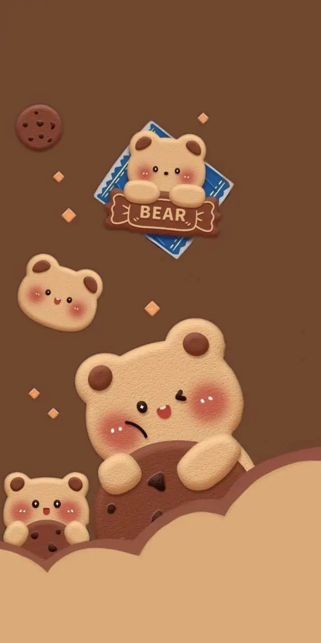 Hình nền gấu nâu cute mang lại niềm vui cho bạn 44