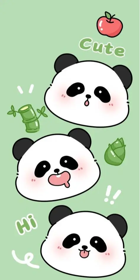 Hình nền gấu trúc cute đáng yêu 3