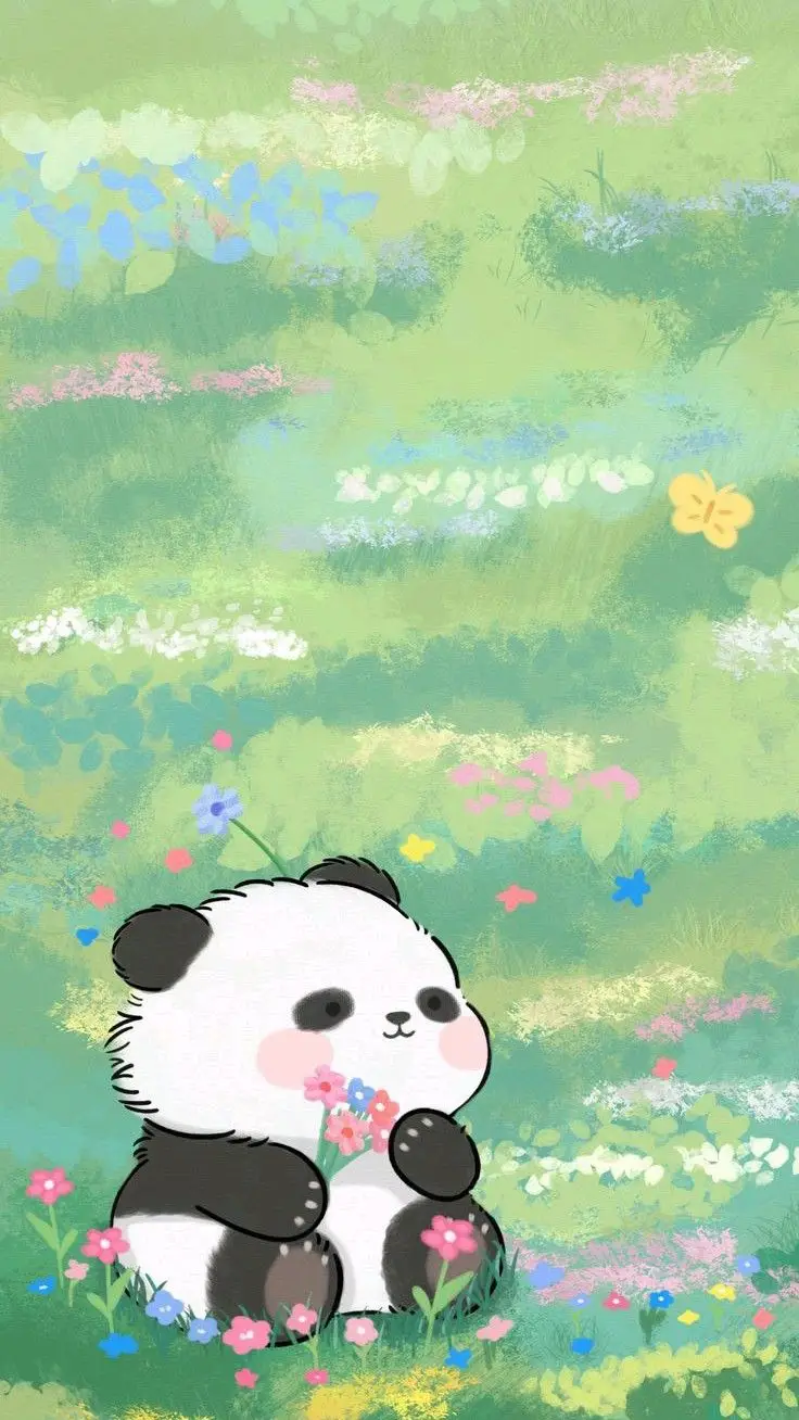Hình nền gấu trúc cute đáng yêu