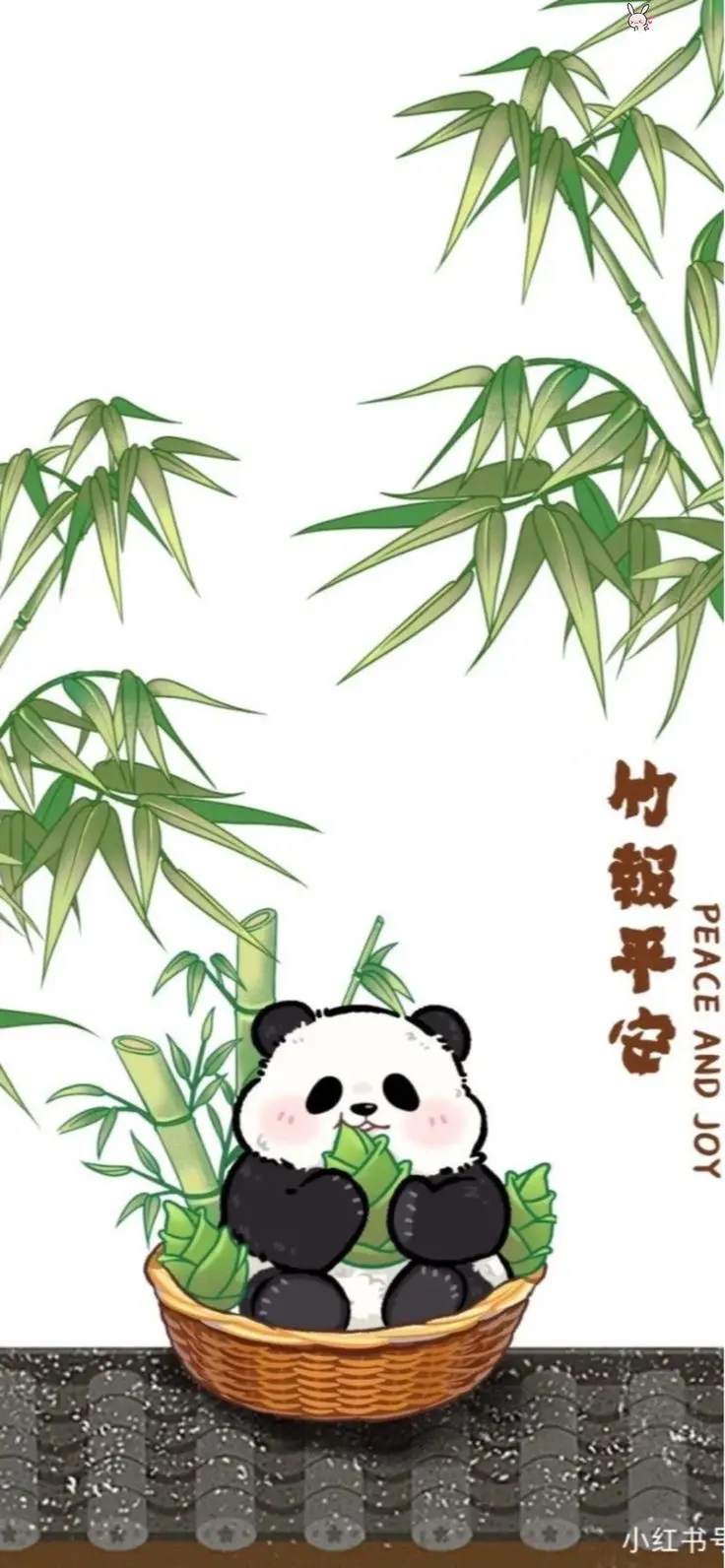 Hình nền gấu trúc cute đáng yêu 8