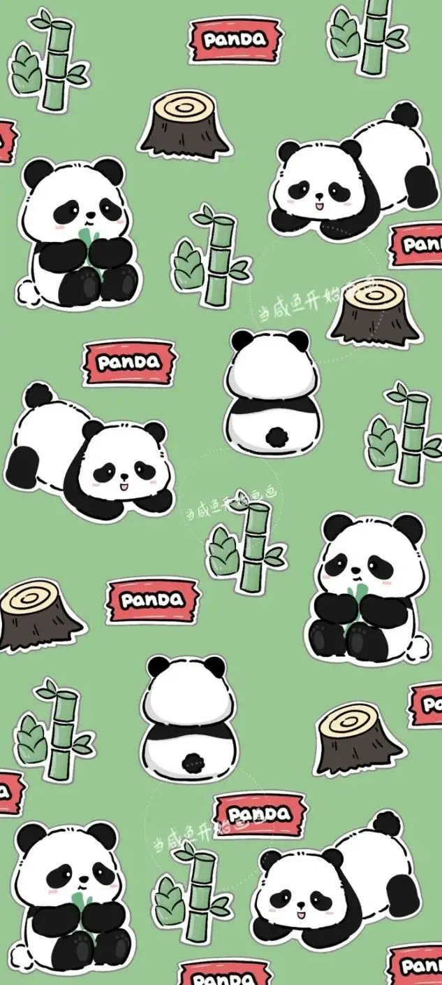 Hình nền gấu trúc cute đáng yêu 16