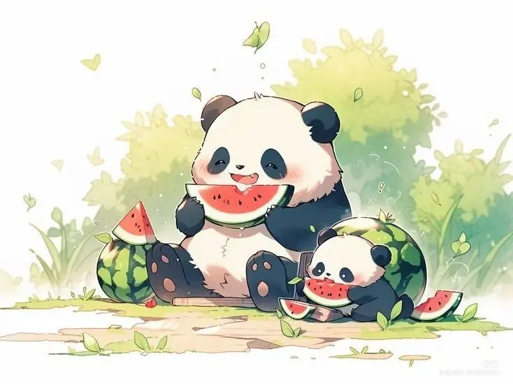 Hình nền gấu trúc cute đáng yêu 17