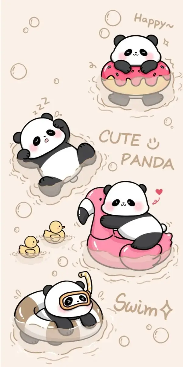 Hình nền gấu trúc cute đáng yêu 20