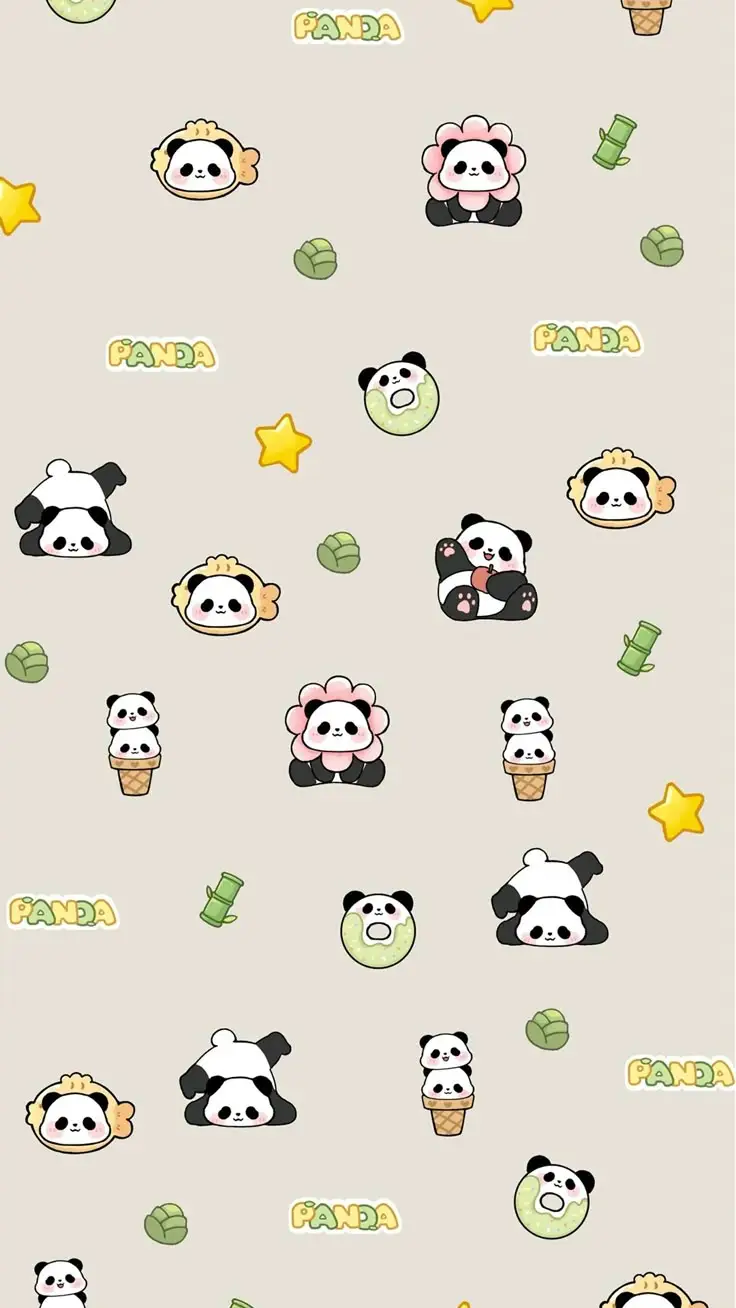 Hình nền gấu trúc cute đáng yêu 22