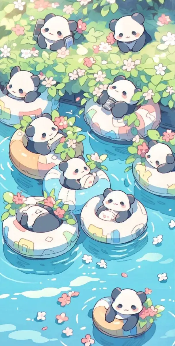 Hình nền gấu trúc cute đáng yêu 25