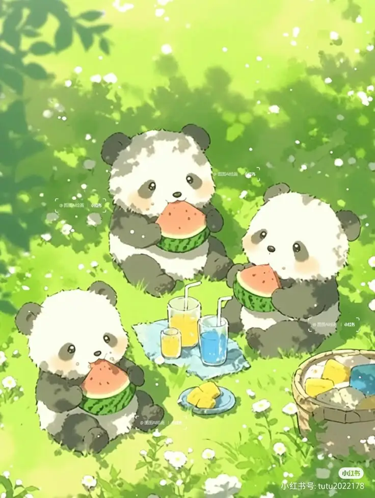 Hình nền gấu trúc cute đáng yêu 28