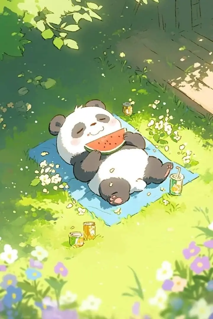 Hình nền gấu trúc cute đáng yêu 41