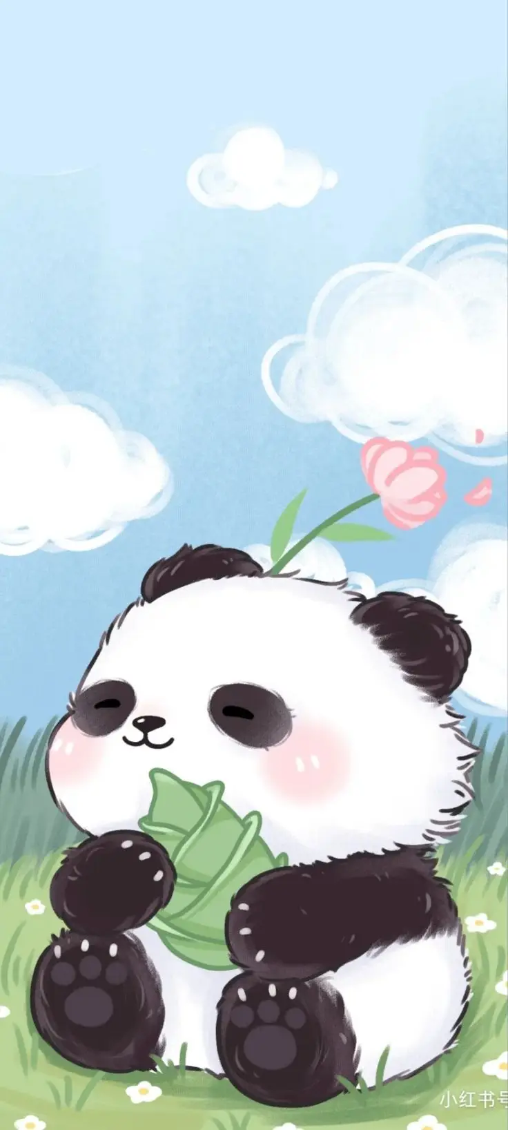 Hình nền gấu trúc cute đáng yêu 47