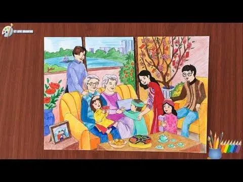 Hình nền gia đình 4 người đẹp và ý nghĩa 27