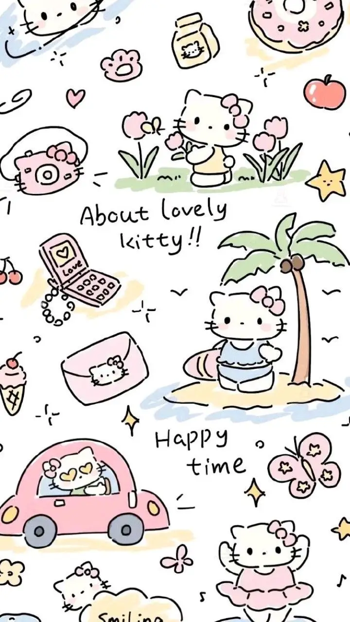 Hình nền Hello Kitty cute - Sự dễ thương không thể cưỡng lại 8